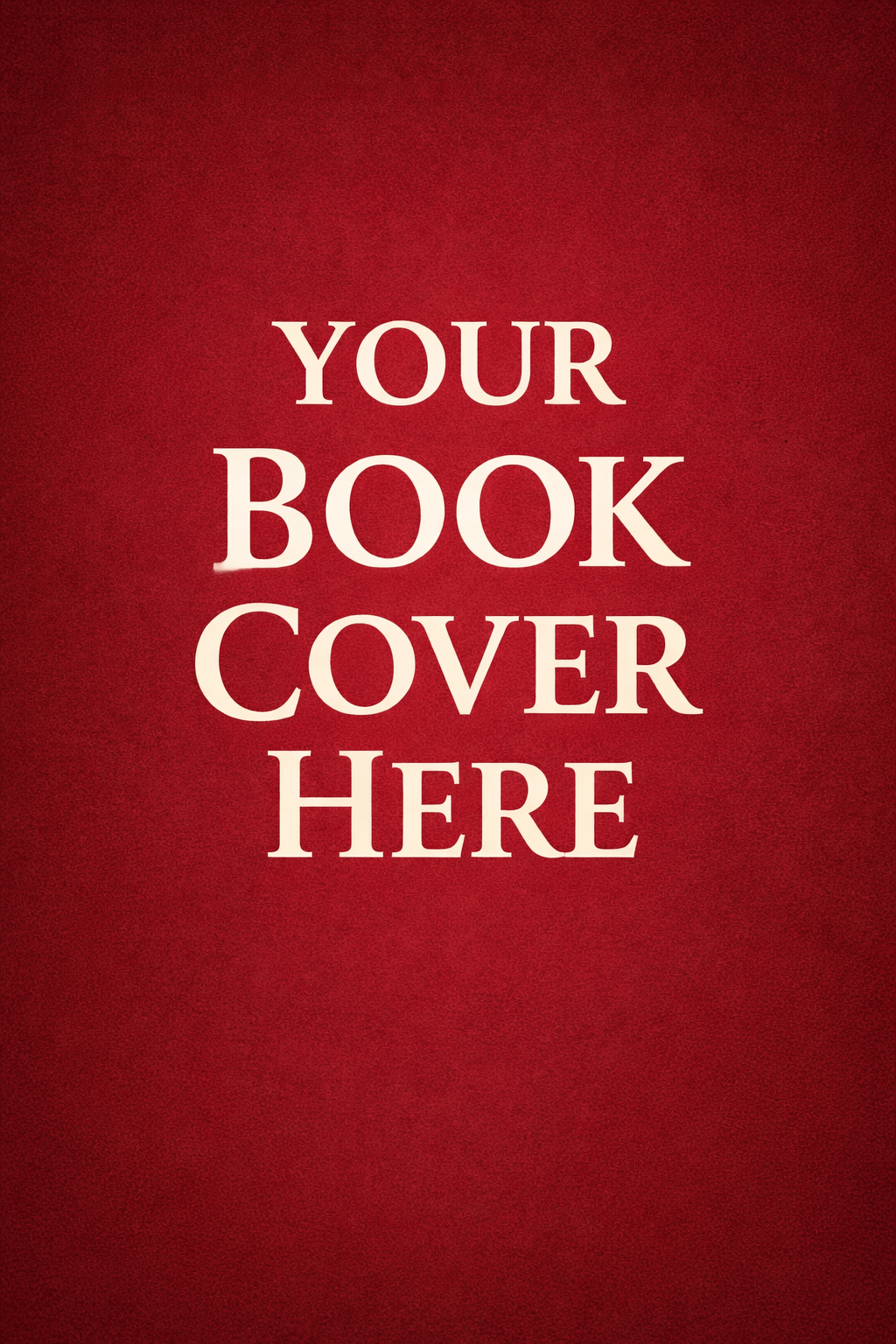 YOUR BOOK COVER HERE AD